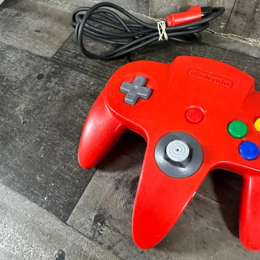 Nintendo 64 Red Controller OEM N64